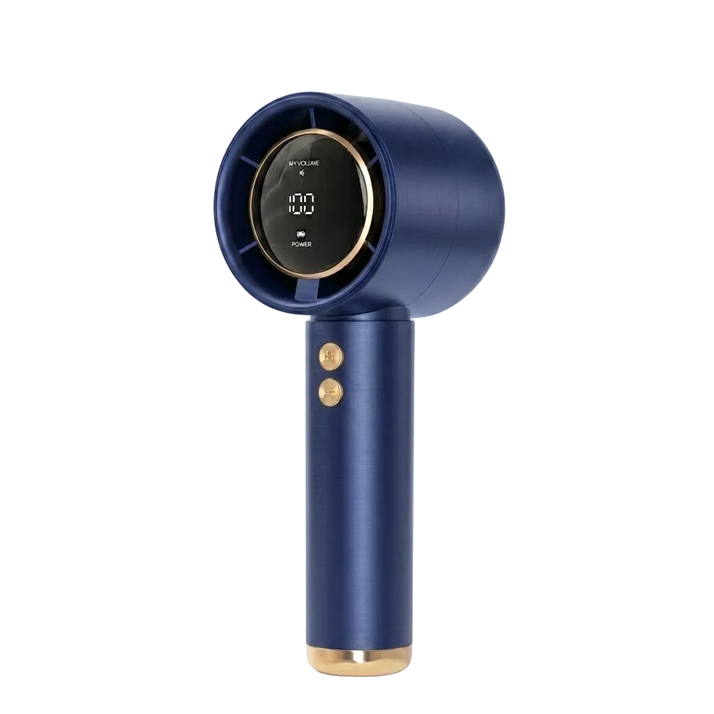 Mini Ventilateur Portable Bleu Rechargeable USB — REMIMOON | Silencieux & Design